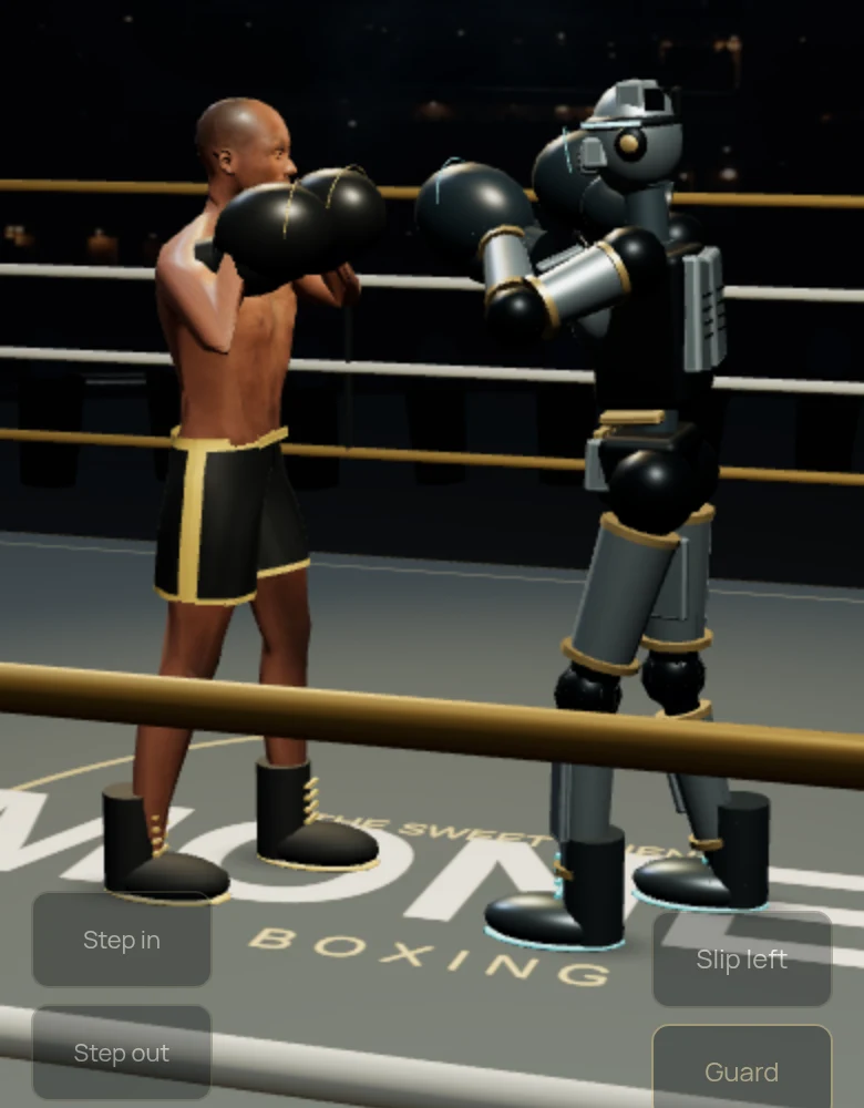 Money Boxing web playtest viewed from ringside